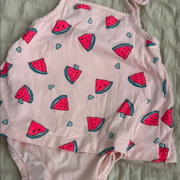 Pink Watermelon Print Baby Romper 18m - Picture 5 of 5